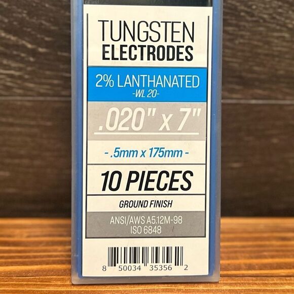 Weldmonger Tungsten Electrodes 2% Lanthanated .020" x 7", ANSI Z49.1 2005. New! - Picture 3 of 6